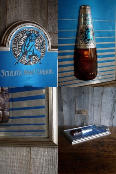 画像2: ビンテージ　SCHLITZ　MALT　LIQUOR　看板