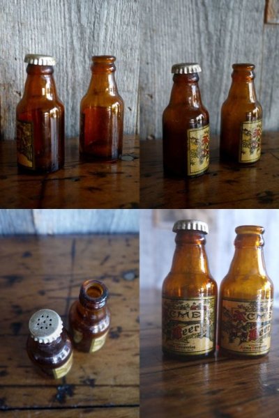 画像2: ビンテージ　ACME　Beer　 Bottle 　S/P セット