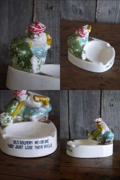 画像2: ビンテージ　OLD　GOLFERS　灰皿