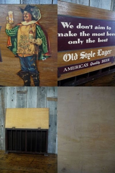 画像2: ビンテージ　Old　Stagle　Lager　Beer　ウッドケース