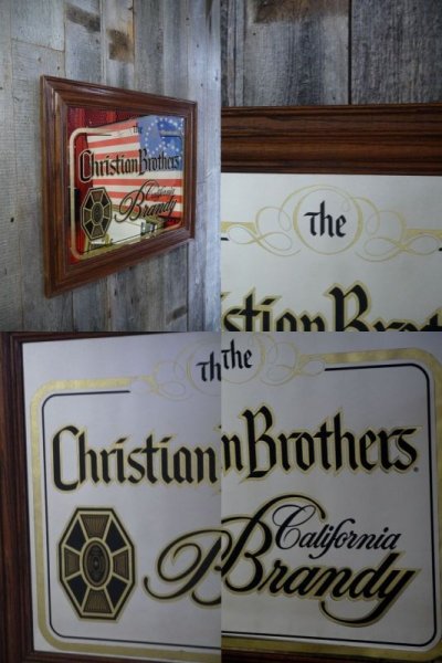 画像2: ビンテージ  The　Christian　Brothers　パブミラー