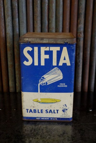 画像1: ビンテージ　SIFTA　TABLE　SOLT缶　