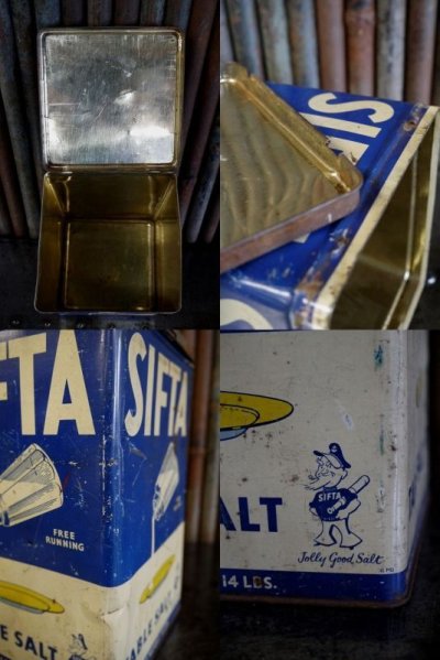 画像2: ビンテージ　SIFTA　TABLE　SOLT缶　
