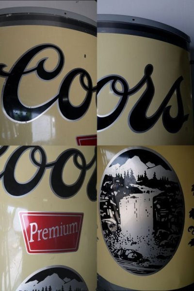 画像1: ビンテージ　Coors　特大看板