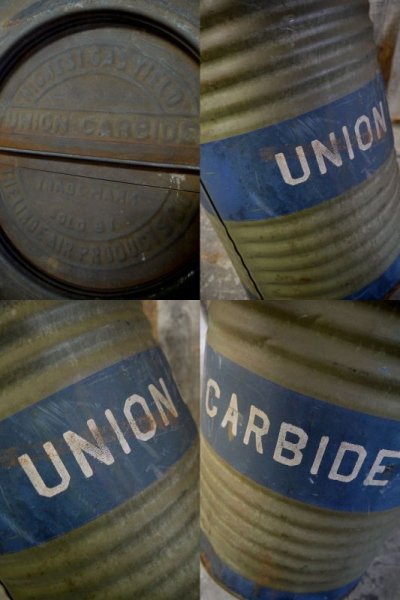 画像2: ビンテージ　UNION　CARBIDE　ドラム缶