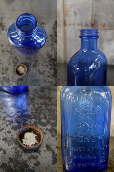 画像2: アンティーク　MILK　OF　MAGNESIA　ボトル瓶