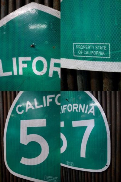 画像2: USA　CALIFORNIA　57　ロードサイン