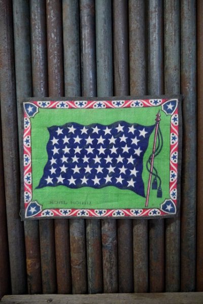 画像1: アンテーク　UNION　JACK　TOBACCO　Flannel 　Felt