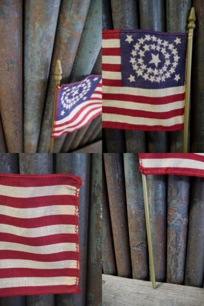 画像3: ビンテージ　USA　ミニ星条旗　E