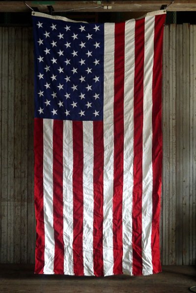 画像1: ビンテージ　D.STOCK　USA　大型星条旗