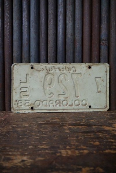画像3: ビンテージ　COLORADO　ナンバープレート　