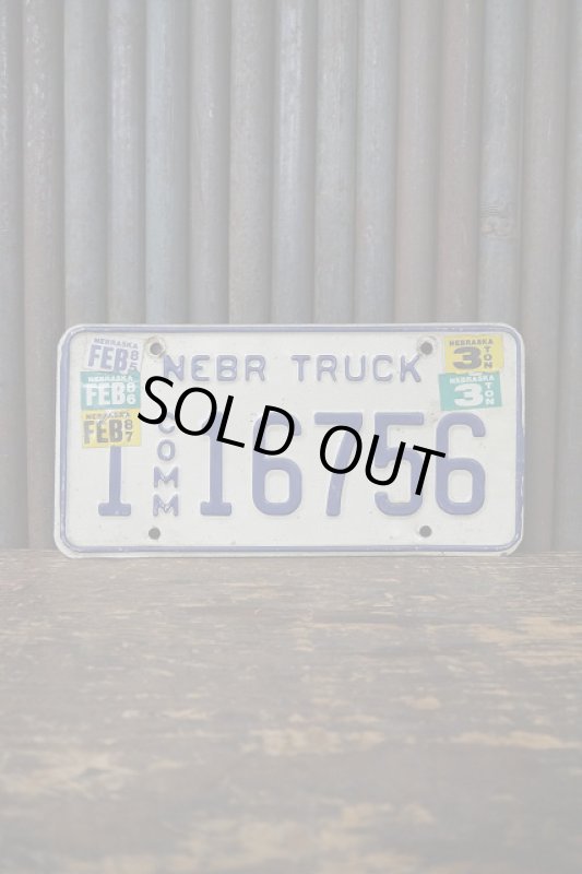 画像1: ビンテージ NEBRASKA  ナンバープレート G (1)