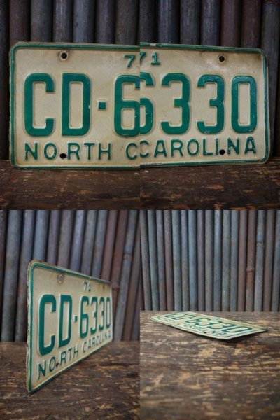 画像2: ビンテージ　NORTH　CAROLINA　ナンバープレート　D