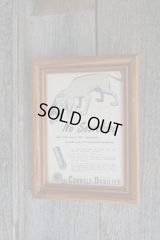 画像1: ビンテージ　CORNELL　DUBILIER　壁掛け　C (1)