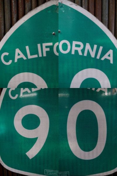 画像1: USA　CALIFORNIA　90　ロードサイン　
