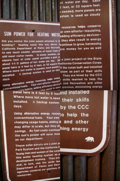 画像1: ビンテージ　SUN　POWER　FOR　HEATING　WATER　サイン