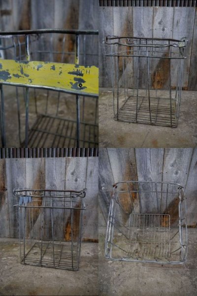 画像2: USA　NICHOLS　EGG　RANCH　メタルワイヤーバスケット　E