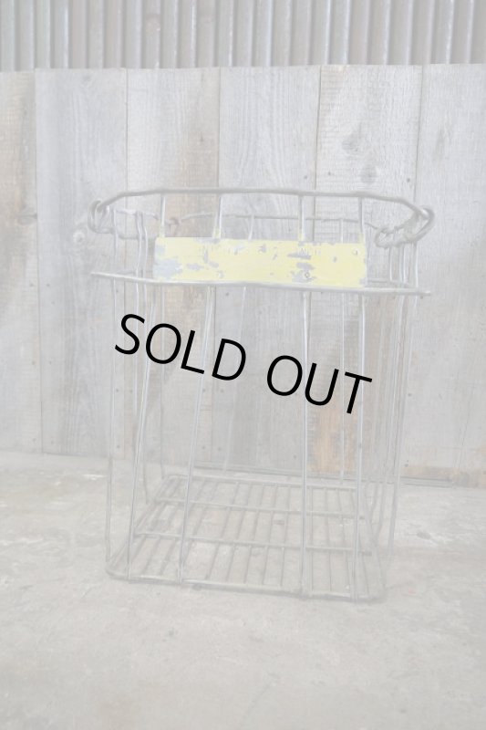 画像1: USA　NICHOLS　EGG　RANCH　メタルワイヤーバスケット　E (1)