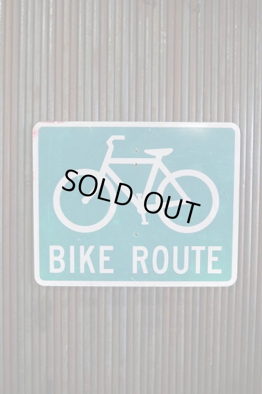 画像1: USA　BIKE　ROUTE　大型ロードサイン　 (1)