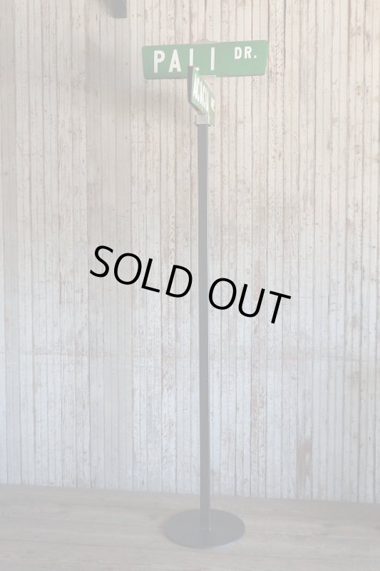 画像1: ビンテージ　CROSS STREET　ホーローサイン　B (1)