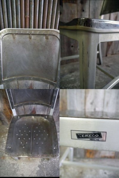 画像1: ビンテージ　emeco　チェアー　A