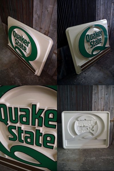 画像1: ビンテージ　QUAKERSTATE　大型看板