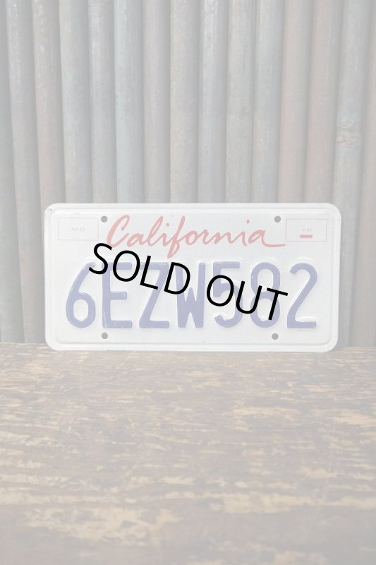 画像1: USA　CALIFORNIA　ナンバープレート　G (1)