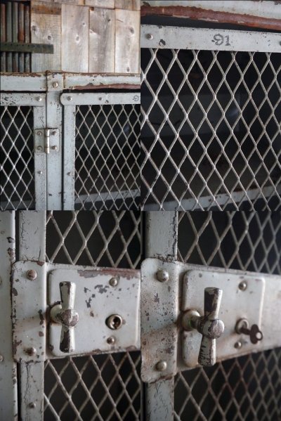 画像1: ビンテージ　USA　2連メタルロッカー