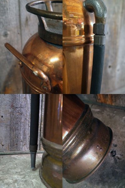 画像2: アンティーク　BADGER'S　メタル消火器