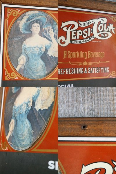 画像1: ビンテージ　PEPSI　COLA　チョークボード