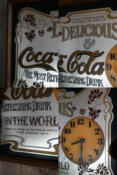 画像1: ビンテージ　Coca-Cola　CLOCK　壁掛け