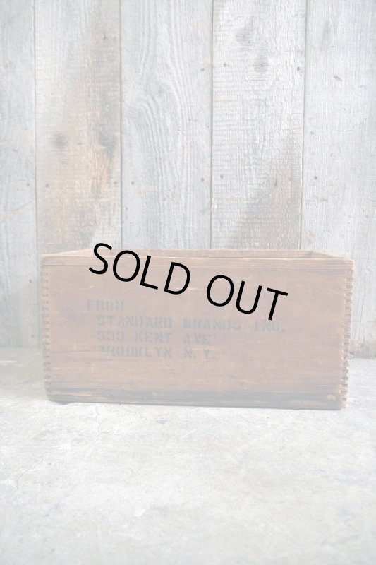 画像1: ビンテージ STANDARD ウッドボックス  (1)