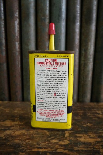 画像1: ビンテージ　Liquid　WRENCH　ミニOIL缶　A