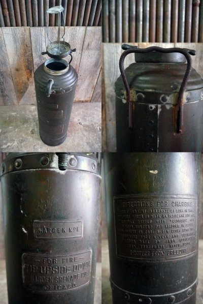 画像2: アンティーク　HARDEN　NO１　メタル消火器
