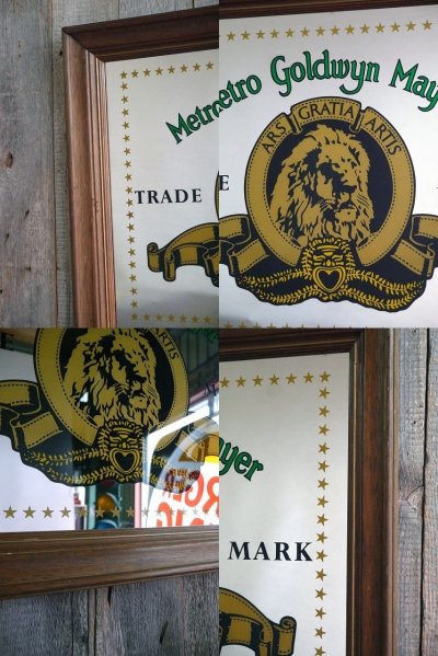 画像1: ビンテージ　Metro Goldwyn Mayer 大型ミラ―　