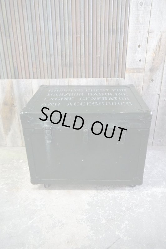 画像1: ビンテージ　US　NAVY　トランクケース (1)