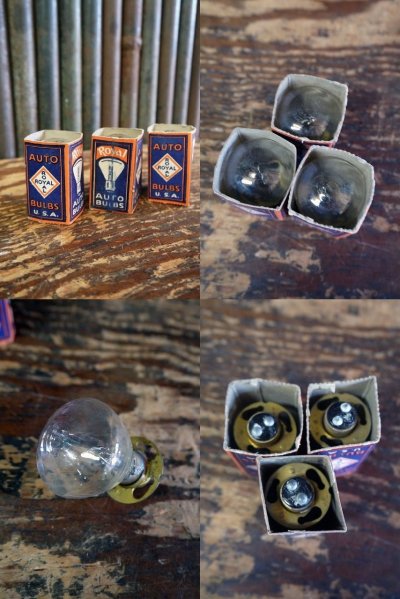 画像3: ビンテージ　D.STOCK　Royal　AUTO　BULBS　LAMPSセット