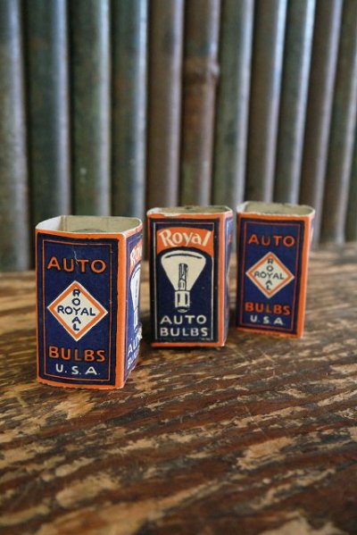 画像2: ビンテージ　D.STOCK　Royal　AUTO　BULBS　LAMPSセット