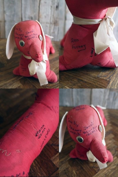 画像2: ビンテージ　AUTO GRAPH　 DACHSHUND　ぬいぐるみ