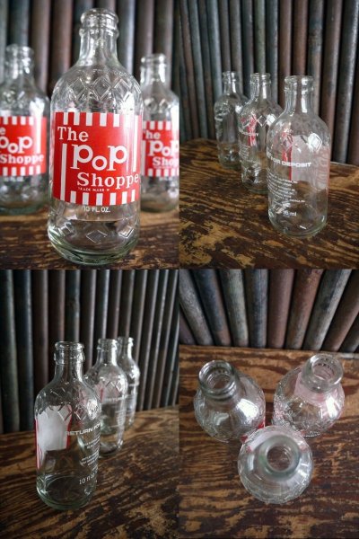 画像2: ビンテージ 　The　POP　Shoppe　ガラス瓶セット　B