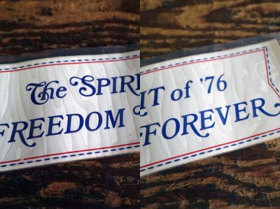 画像2: ビンテージ　The　SPIRIT　of　76　ステッカー　