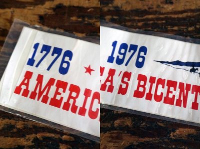 画像1: ビンテージ　1776★1976　AMERICA'S　BICENTENNIAL　ステッカー　