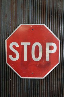 STOP ストップ　ビッグサイズ看板　ロードサイン　アメリカ製 Stop Sign Large Metal Red Street Road Sign Transportation 24
