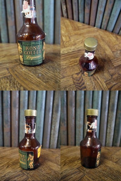 画像2: ビンテージ　KONA　COFFEE　ミニボトル瓶 