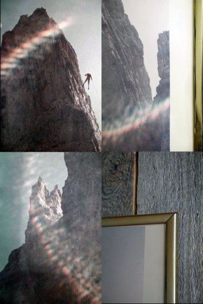 画像1: ビンテージ　Rock Climbing　フォトデザイン壁掛け