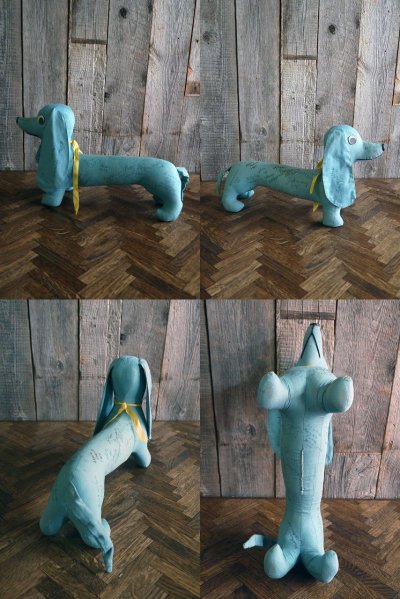 画像1: ビンテージ　OTTO　AUTO GRAPH　 DACHSHUND　ぬいぐるみ　Ｂ