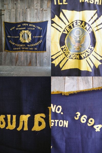 画像2: ビンテージ　VETERANS FOREIGN WARS FLAG　