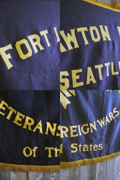 画像1: ビンテージ　VETERANS FOREIGN WARS FLAG　