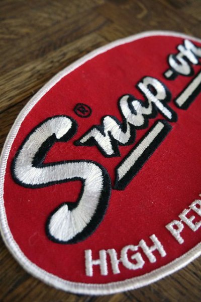 画像1: ビンテージ　snap-on 　大型ワッペン