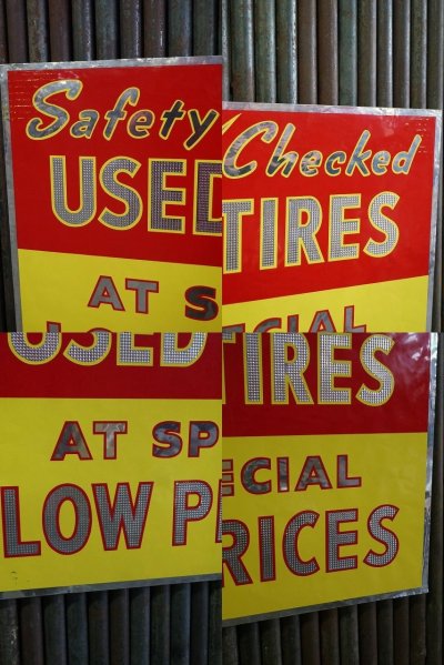 画像1: ビンテージ　Safety　Checked　看板